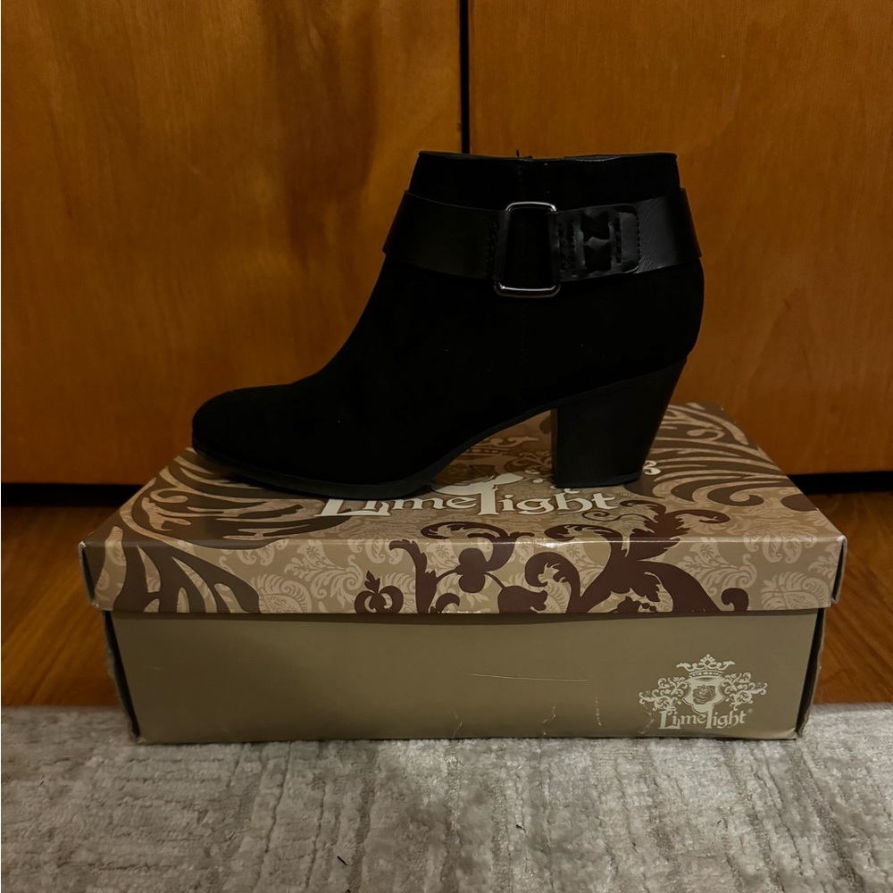 Limelight Suede Ankle Bootie